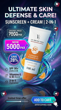 Imported 2 in 1 Sunscreen Cream 50+ UV Protection | High Quality Sunscreen In Pakistan